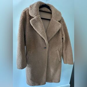 Uniqlo Women's Brown Teddy Jacket